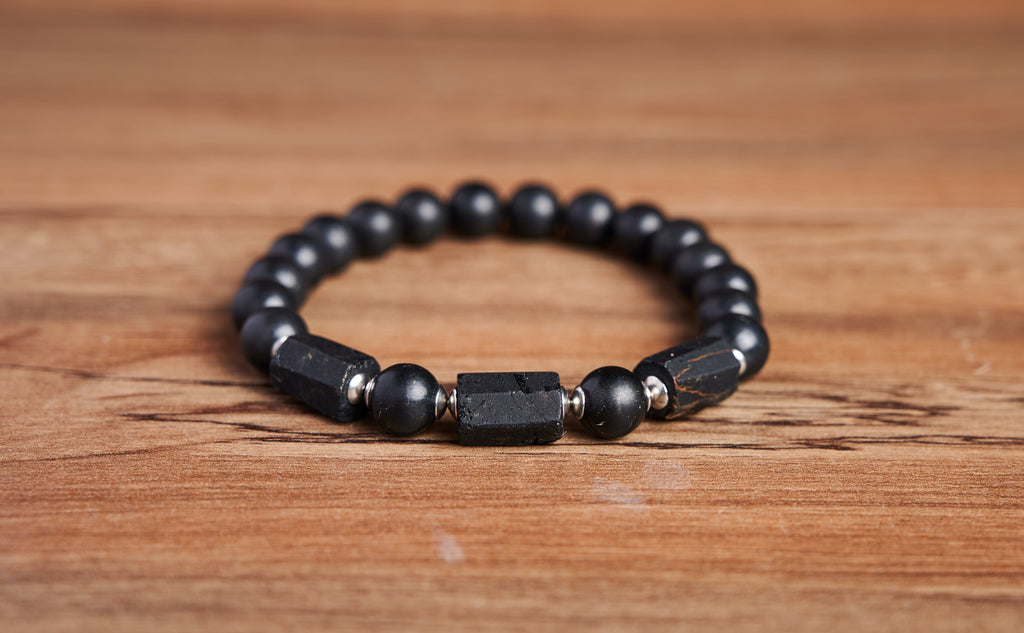 Black Tourmaline Shungite Bracelet