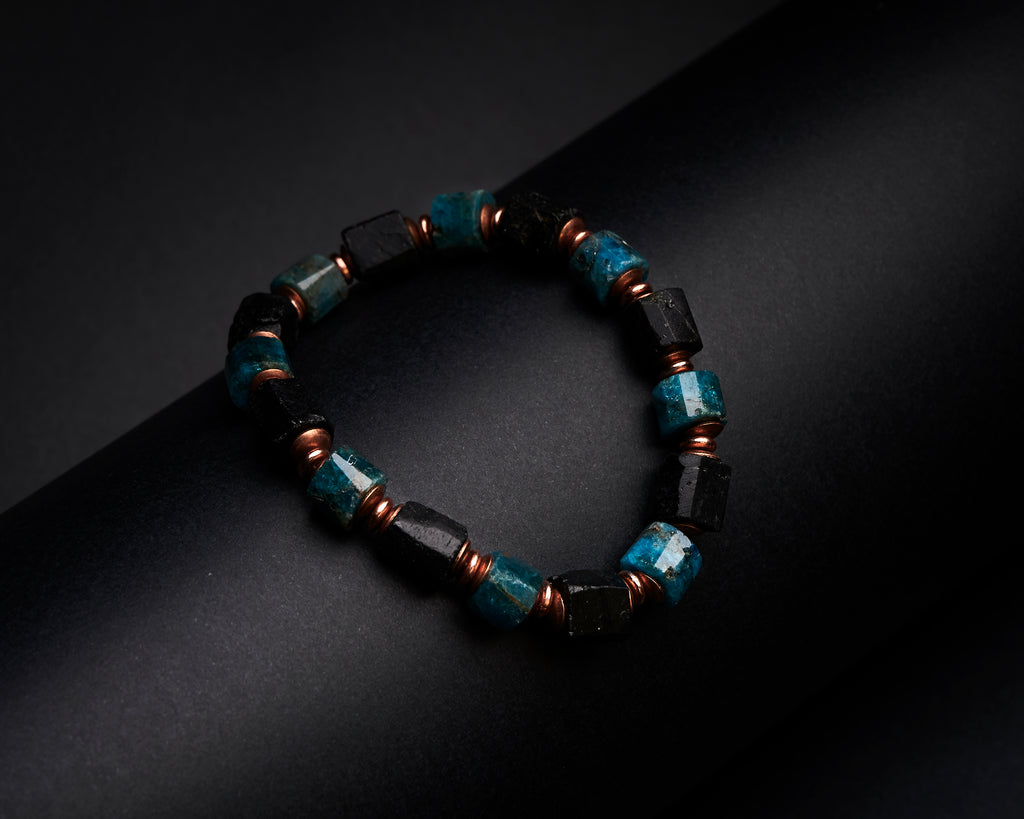 Men's Black Tourmaline Bracelet