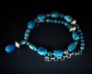 Blue Apatite Necklace