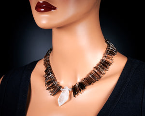 Smoky Quartz Necklace