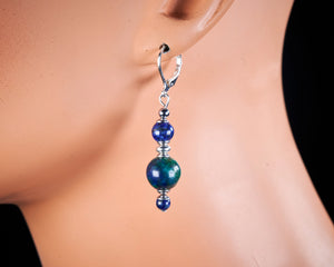 Azurite Malachite Earrings