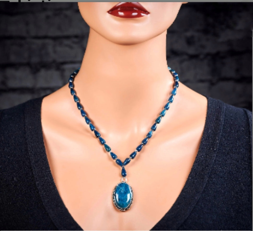 Reserved payment Apatite Necklace